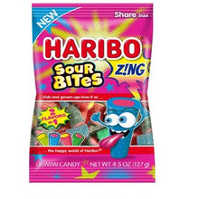 Haribo Zing Sour Bites 4.5 oz x 12 units
