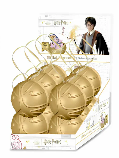 (S6-14) HARRY POTTER Tin Ball with Candy 5g x 12 Units