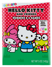 Hello Kitty Gummy & Games Snack and Activity Box 5oz (142g) x 12 units