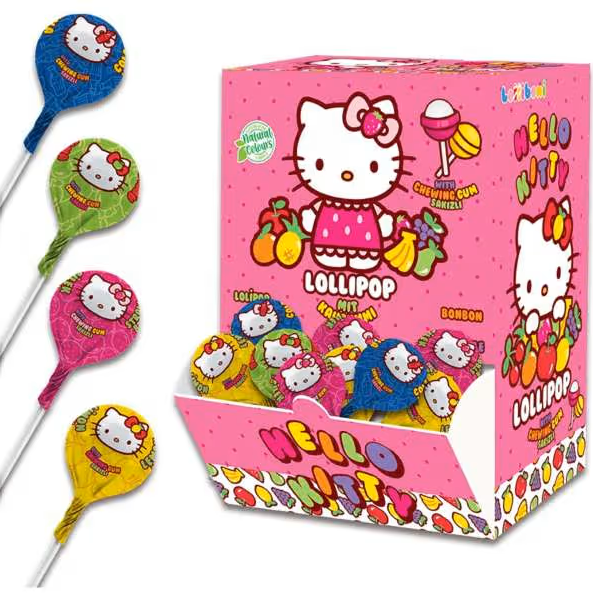 (S9-02) TURKEY - HELLO KITTY LOLLIPOP 16g x 100 units