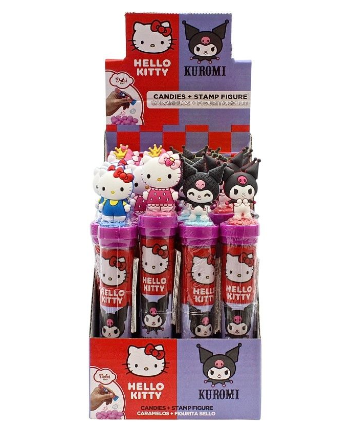 (S6-14) Sanrio Hello Kitty&Kuromi Stamper 8g x 24 units