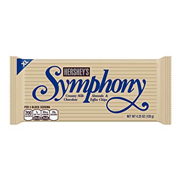 Hershey Symphony X Large Bar 4.25oz x 12 units