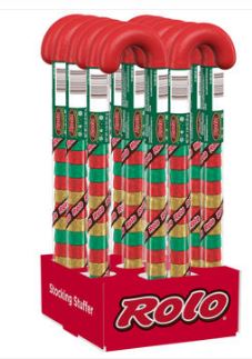(S8-04) Xmas - Hershey Candy Cane Rolo 2.20oz x 12 Units