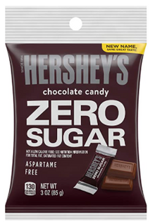 (S7-07) US - Hershey Zero Sugar (Sugar Free) Milk Chocolate Peg Bag - 3oz (85g) x 12 units