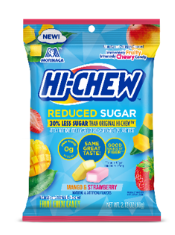 (S1-03) TAIWAN - Hi-Chew Bag - Reduced Sugar Mango & Straw 2.12oz (60g) x 8 units