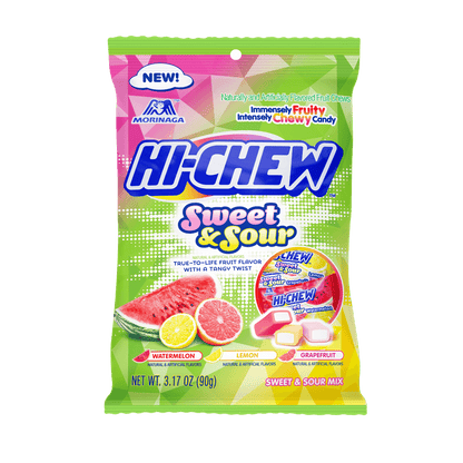 (S1-03) US - Hi-Chew Bag Sweet & Sour 3.17oz (89g) x 6 units