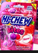 Hi-Chew Bites Strawberry & Grape x 6 units