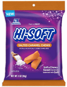 (S1-03) HI-SOFT SALTED CARAMEL CHEWS 3OZ (85G) X 1 UNIT