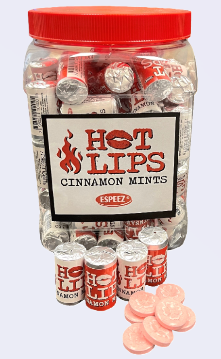 (S1-03) Box - CHINA - ESPEEZ Hot Lip - Cinnamon Mints Roll x 100 units