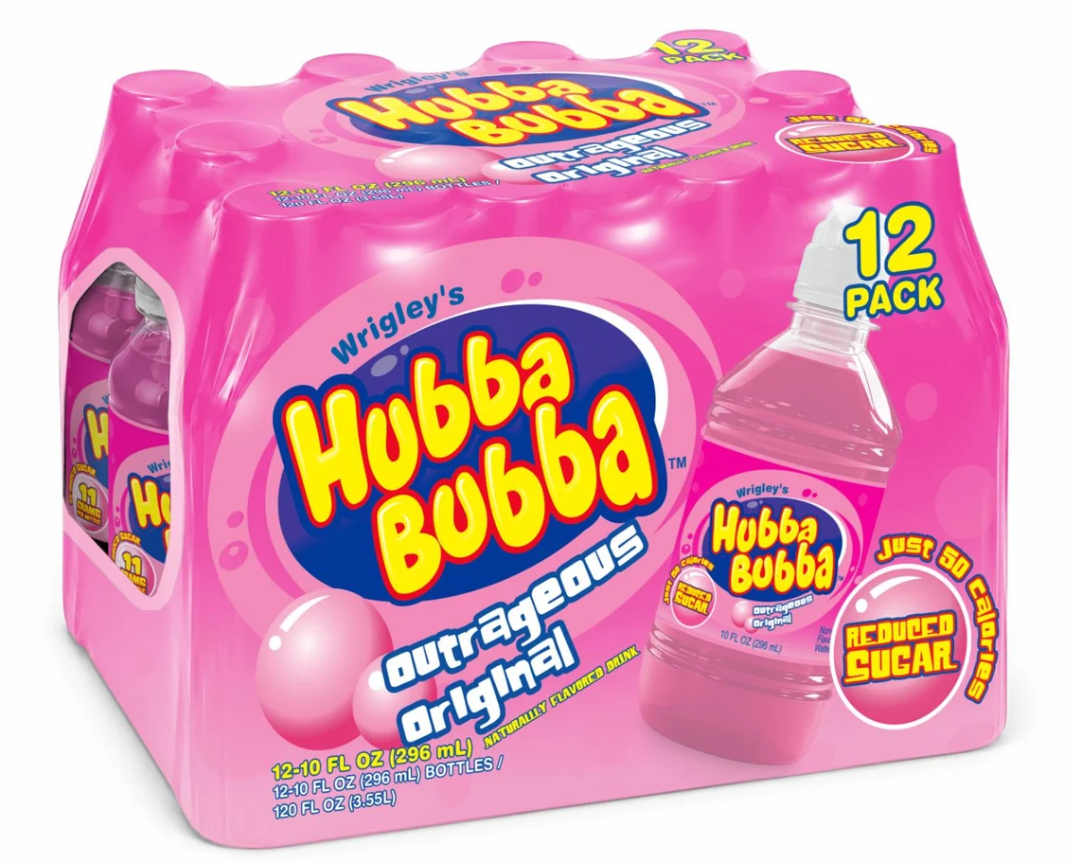 (S5-03) US - Beverage - HUBBA BUBBA - Outrageous Original 10 fl oz (296ml) x 12 units