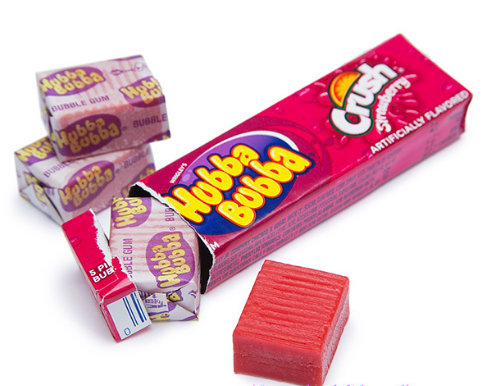Wrigley Hubba Bubba - Strawberry Crush x 18 units