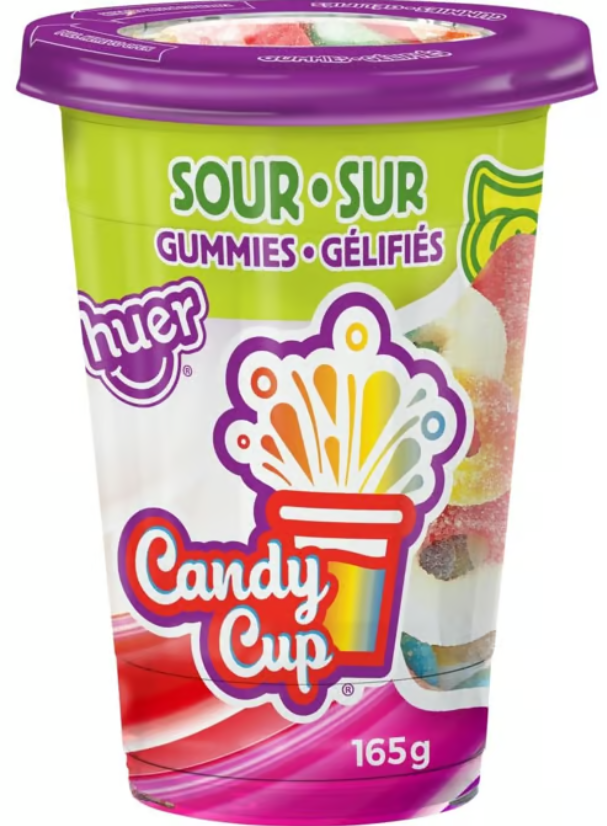 (S6-10) Huer - Candy Cup - Sour 165g x 12 units