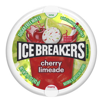 4 Units x Bundle - ICE BREAKERS Cherry Limeade - 1.5 oz (42g)