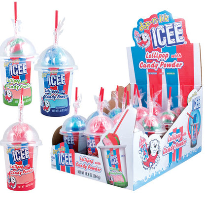 (S1-07) CHINA - Koko ICEE Dip-N-Lik Lollipop with Candy Powder x 12 units