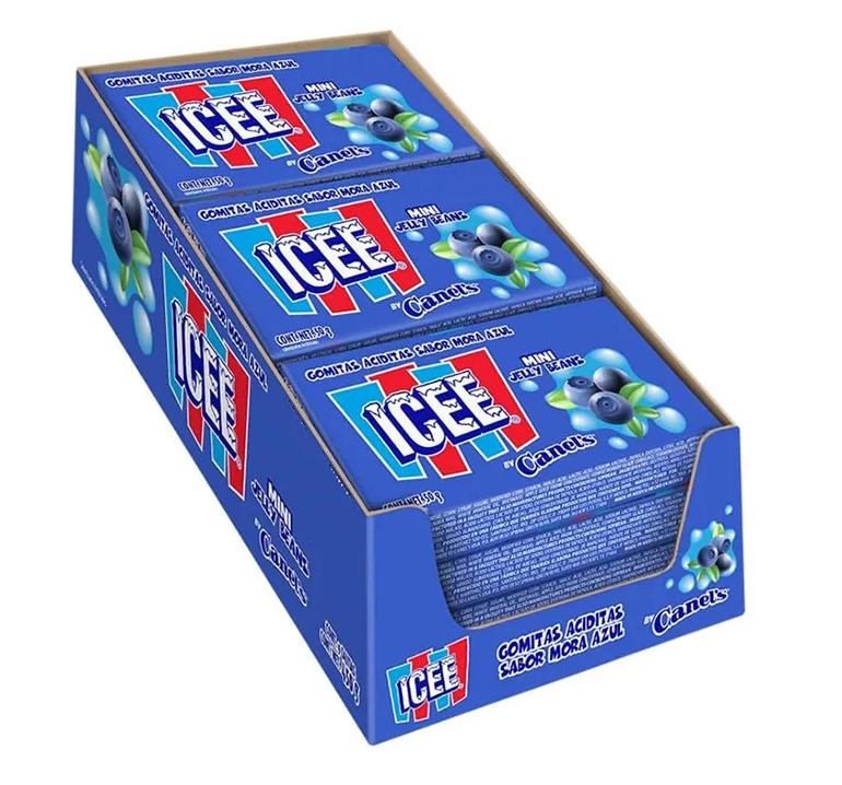 (S1-07) ICEE - MINI BLUERASPBERRY SOURS 1.7oz (50g) x 9 Units