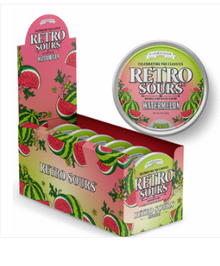 (S1-06) Box - Iconic Retro Tin - Sours Watermelon 2.12oz (60g) x 8 Units