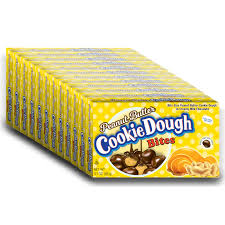 (S2-08) Box - US -Theater Box Cookie Dough Bites Peanut Butter 3.1 oz (87.88g) (x12 units)