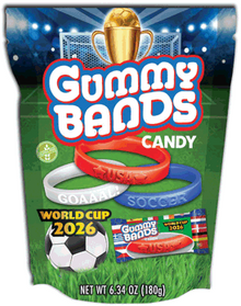 (S6-03) Imaginings - World Cup 2026 Gummy Bands Sub Bag 6.34oz (180g) x 6 Units