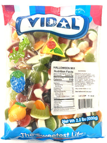 (S9-03) Halloween - Vidal Bulk Halloween Mix Gummy 2.2 Lb (1kg)