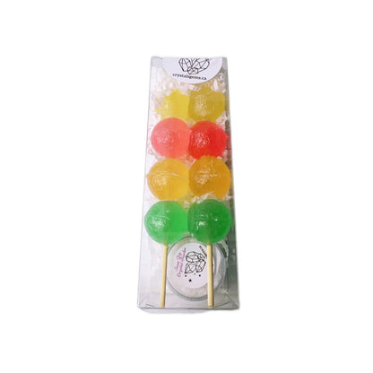 (S6-15)  Canada - Crystal Gems - Bubble Pops 115g x 6 Displayer Boxes