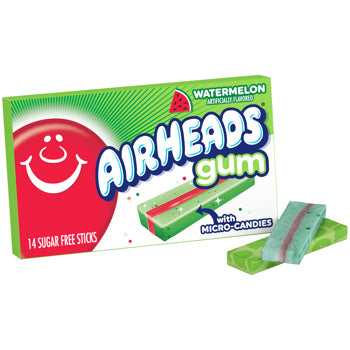 (S1-01) TURKEY - Airheads Gum - Watermelon x 12 units