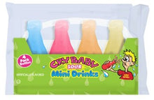 (S1-06) - Cry Baby Sour Mini Drinks (4 Pak) -1.36oz(39g) x 18 Units