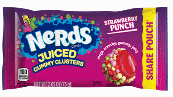 1 Unit x Single -  Nerds Juiced Gummy Clusters Share Pouch - 2.65oz (75g)