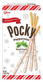 (S2-04) Pocky LE Peppermint Chocolate Biscuit Sticks - 2.36oz(67g) X 10 Units