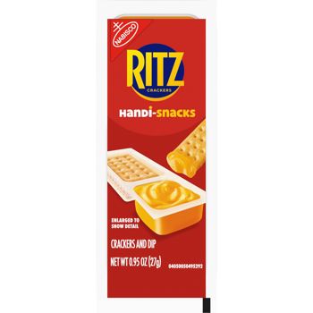 HANDI-SNACKS RITZ CRACKERS N CHEEZ SNACKS - 0.95oz (27g) x 8 Units