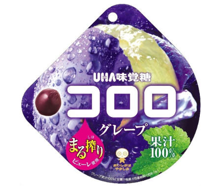 JAPAN - UHA - Kororo Gummy Grape 48g X 12 UNITS