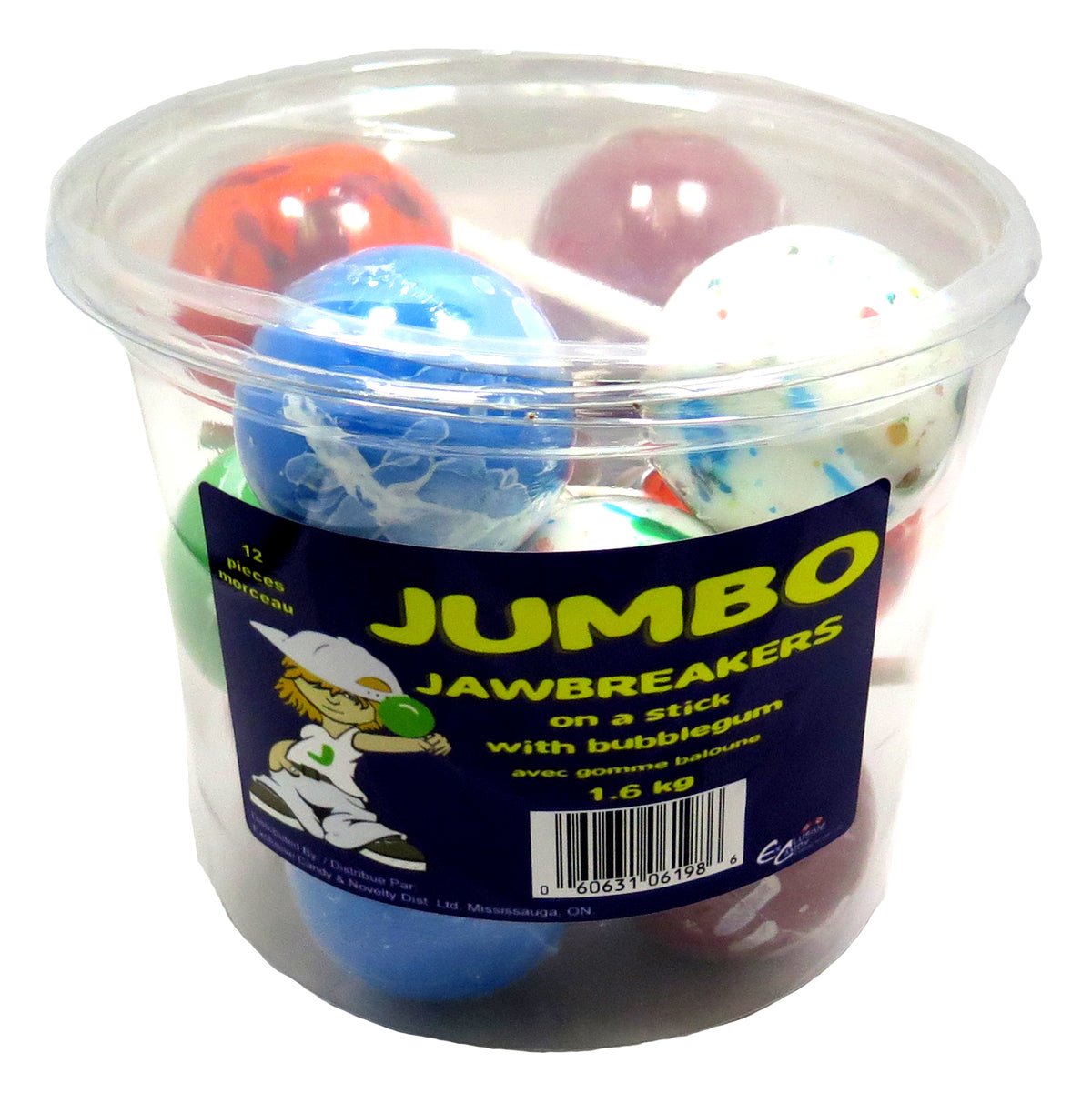 Jawbreaker tub - Jumbo On A Stick X 12 UNITS