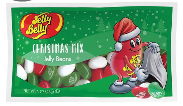 XMAS Jelly Belly Mix Stocking Stuffer Bag 1 oz x 30 units