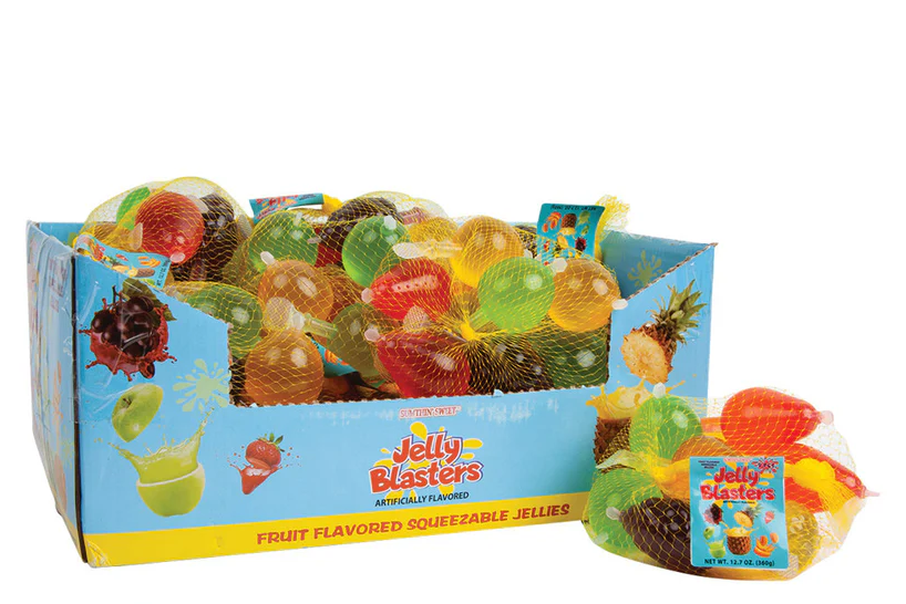 (S5-04) JELLY BLASTER MESH BAG (9 Pieces) 12.7oz (360g) x 12 Units
