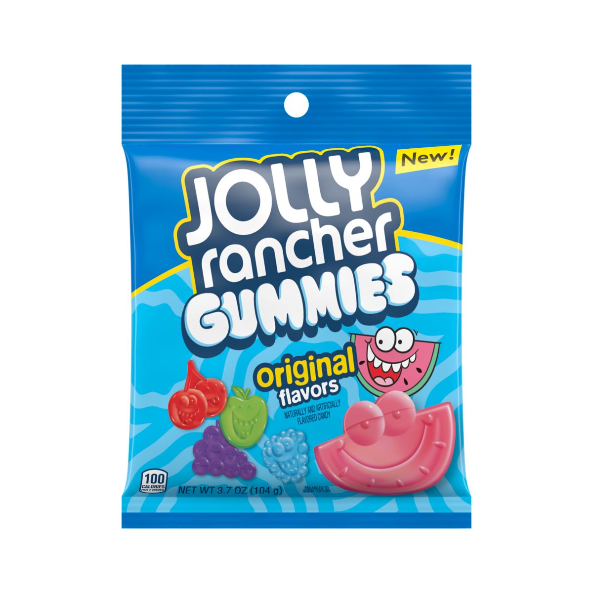 Jolly Rancher Gummies Original Flavors 3.7OZ X 12 UNITS (No display Box)