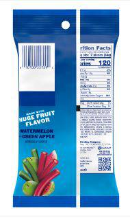 (S6-05) Us - JOLLY RANCHER ROPES- Watermelon & Green Apple Peg Bag 6 oz(170g) x 1 Unit