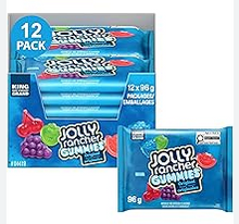 (S1-06) US - JOLLY RANCHER Gummies Original - King Size 96g x 12 Units