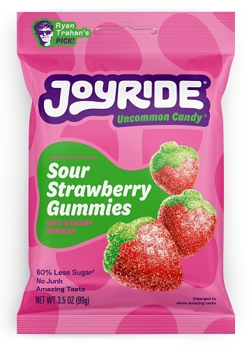 (S7-01) US - Joyride - Sour Strawberry Gummies 3.5oz (99g) x 10 Units