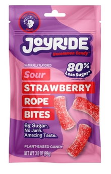 (S7-01) Mexico - Joyride - Strawberry Ropes Bites - Sour 3.5oz (99g) x 10 pouches
