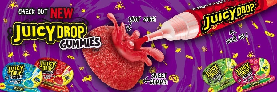 (S1-05) CHINA - Topps - Juicy Drop Gummies 2.01oz x 16 units