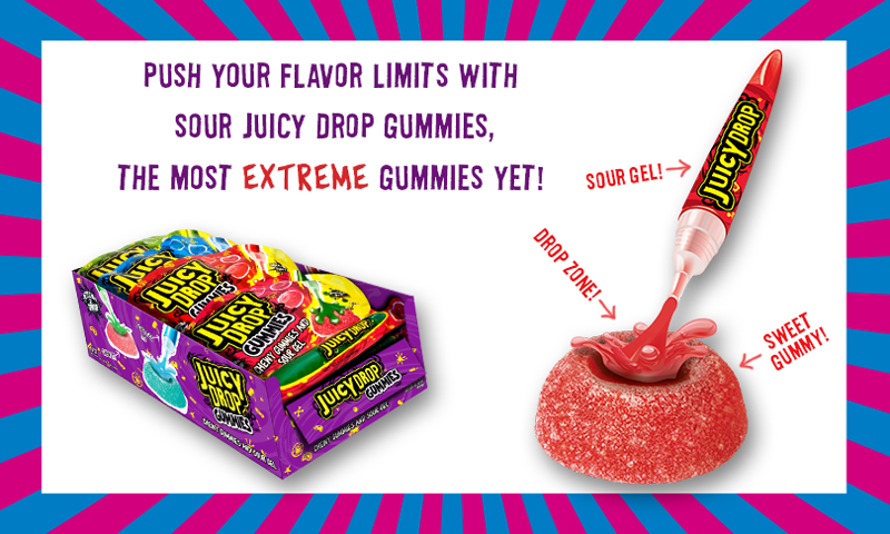 (S1-05) CHINA - Topps - Juicy Drop Gummies 2.01oz x 16 units