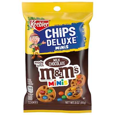 (S6-05) US - Keebler Chips Deluxe M&M minis 3oz (85g) x 6 Units