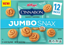 Single - Kellogg Jumbo Snax - CINNABON X 1 UNITS