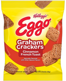 (S6-03) US - Case - Kellogg's - Eggo Graham Crackers - Cinnamon French Toast 1.76oz (50g) x 20 units