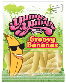 Kervan Yumy Yumy - Groovy Bananas - Peg 4.5oz (128g) x 12 units