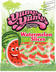 Kervan Yumy Yumy - Watermelon Slices - Peg 4.5oz (128g) x 12 units
