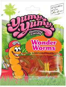 Kervan Yumy Yumy - Wonder Worms - Peg 4oz (113g) x 12 units