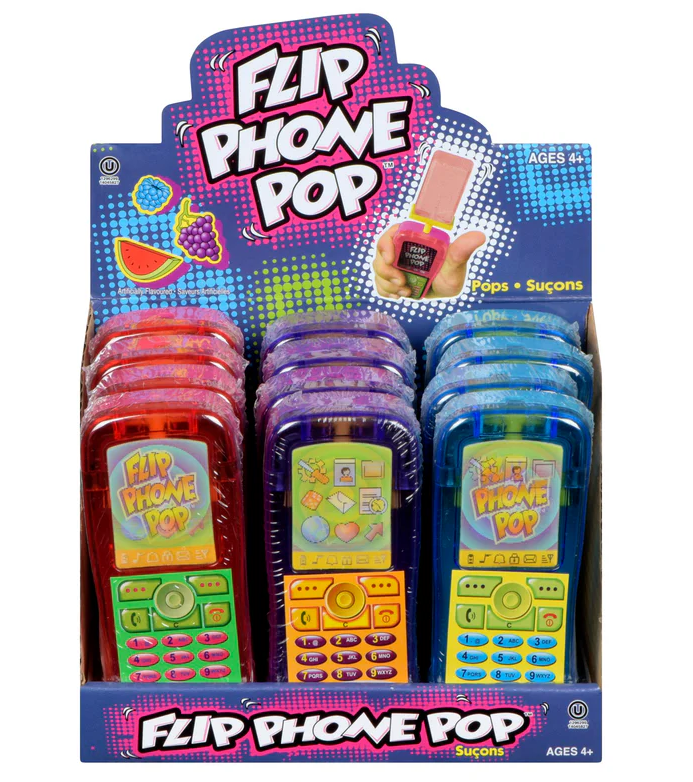 (S1-05) CHINA - Kidsmania Flip Phone Pop 12 units