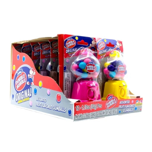 (S1-02) CHINA - Kidsmania Dubble Bubble Dispenser Keyring 12 units