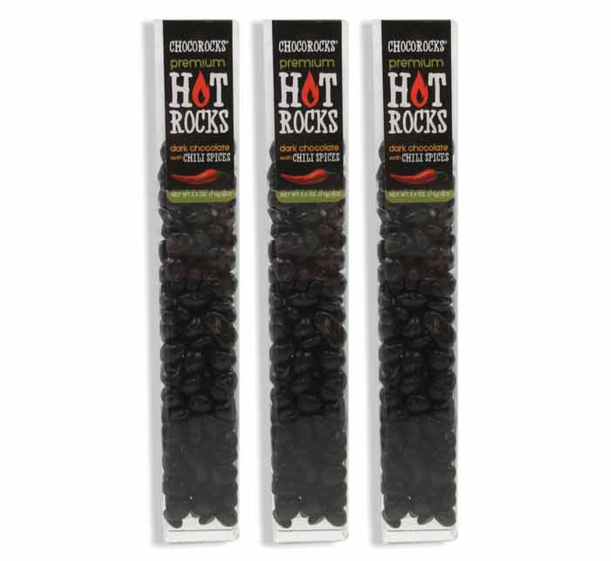 (S1-08) KIMMIE CHOCO ROCKS TUBE - HOT ROCKS 2.5oz (70g) x 12 units