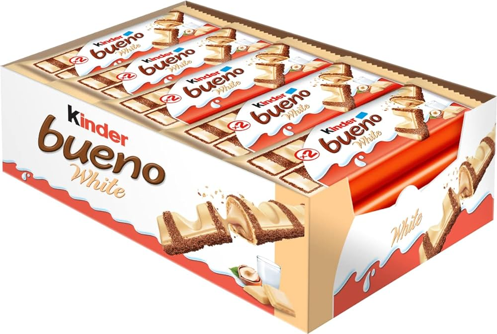 (S4-02) Kinder Bueno White 39g x 20 Units
